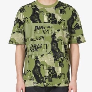 Fila VR46 Oversized Riders Academy Graphic Green T-Shirt Size XS